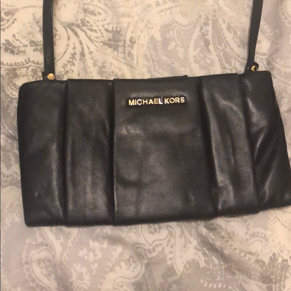 Michael Kors black clutch